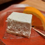 北新地平八 - デザート　オレンジとアイスチーズケーキ