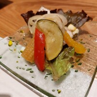 北新地平八 - 夏野菜の南蛮漬け