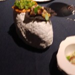 レストラン ローブ - 貝？ウナギ、白身魚トマト風味