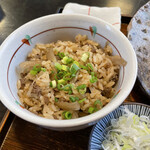 Sobadokoro Washoui - 牛肉とごぼうの炊き込みご飯