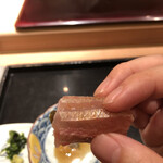 鮨みなと - 春子鯛の昆布締め