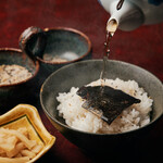 Salted Ochazuke（boiled rice with tea）