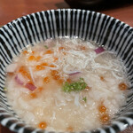 酒肴場 屯 - ご飯に蛤出汁をかけてお茶漬けに