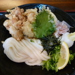 瀬戸内製麺710 - とり玉天ぶっかけ（H25.3.8）