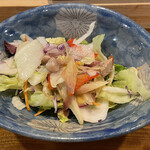 鮨 波づき - 鮪の油とみょうがのサラダ