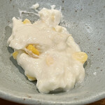 鮨 波づき - とうもろこし牛乳豆腐