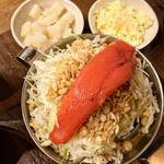 膳 - 明太子と餅とチーズ