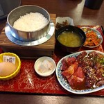 米と焼肉 肉のよいち - ハラミロース定食