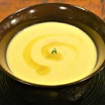 ピッコラトラットリア アニュ - トウモロコシのポタージュ