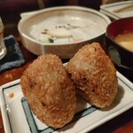 Sasuraibito - 炊き立てご飯の焼おにぎり～♪