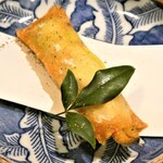 ピッコラトラットリア アニュ - 目光と空豆のスプリングロール