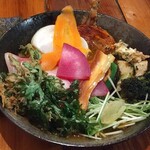 スープカレー KIFUKU - 豚の角煮と鎌倉三浦１６品目野菜のスープカレー