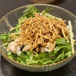 Koshitsu Fugu Kani Ryouri Isobue - 食感が面白いし美味しいサラダ