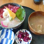 寿司吉 - 二色丼