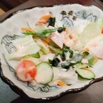 本格和食 個室居酒屋 邸の庭 - ★★★コース 4100円 サラダも美味しい！