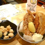 大衆居酒屋 からあげ番長 - モッツァレラチーズの甘醤油漬けとお通し×②名分