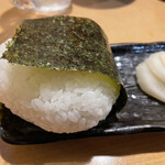 亜楽 - さけおにぎり 300円 特大です！