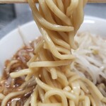 中華麺店 喜楽 - 麺はつるつる太麺