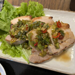 わ楽 - サッパリチャーシュー　ねぎダレが旨い！