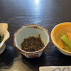 美ゆ喜鮨 - 料理写真:お通しの小鉢は3つ。タケノコの煮付けおいし