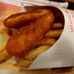 LOTTERIA - セットのチキンからあげっと＆ポテト