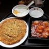 Bairan - 梅蘭焼きそば（小）・エビチリソース（小）・杏仁豆腐