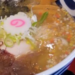津軽煮干中華蕎麦 サムライブギー - 荒炊き朝ラーメン（アップ）