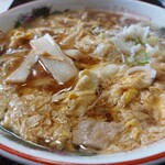 まつお食堂 - 玉子とじ麺  (醤油)