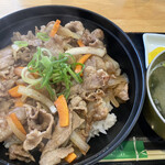 二代目はまたに食堂 - 生姜焼き丼