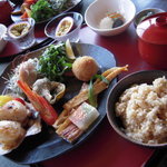 Cafe'加賀里 - ランチ「玄米ご飯セット」