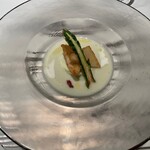 Steak Dining Vitis - アオリイカのレアフライそら豆アスパラガス仕立て