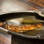 笛吹川温泉　坐忘 - 別注の岩魚骨酒