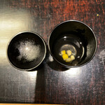 笛吹川温泉　坐忘 - 箸洗い　もろこしのすり流し