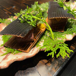 笛吹川温泉　坐忘 - 甲州牛の杉板焼き