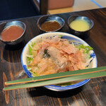 笛吹川温泉　坐忘 - 冷製預鉢 夏大根のサラダ