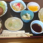 帆立御飯と中華ざるのセット700円