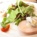 さつま香潤鶏胸肉のヴァプール グリーンサラダ