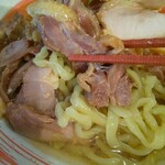 肉そば てノ字 - 親鳥チャーシュー