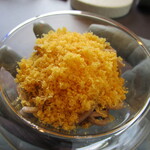 プレゼンテ スギ - ボラと鱸のカラスミの蕎麦