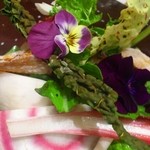 神保町 傳 - ブーケみたいなサラダ
      