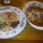 ボルシチとバターライス