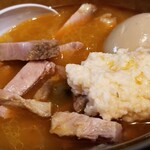 塩そば専門店 桑ばら - ホッコクアカエビの冷やしつけそば