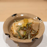うを徳 - 2022.6 自家製胡麻豆腐 秋田白神産地蓴菜