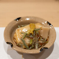 うを徳 - 2022.6 自家製胡麻豆腐 秋田白神産地蓴菜