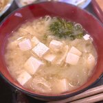 さくら本店 - (ﾗﾝﾁ)さくら定食 具だくさん味噌汁　2022.6.16