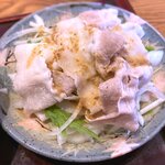 さくら本店 - (ﾗﾝﾁ)さくら定食 小鉢：新玉ねぎと豚しゃぶのサラダ　2022.6.16