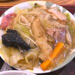 さくら本店 - (ﾗﾝﾁ)さくら定食 変わり鉢：かた焼そば　2022.6.16