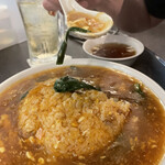 精華園 - ふかひれ餡かけチャーハン