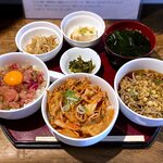 飯田橋 一代目 ほしの - (ﾗﾝﾁ)レディースミニ丼￥900　2022.6.16