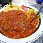 洋庖丁 - メンチカツ定食（特盛）（クーポン割引）960円